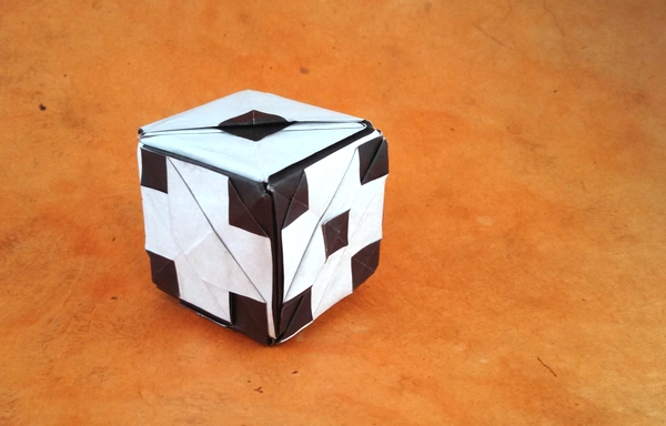 Origami Dice by Wayne Brown folded by Gilad Aharoni