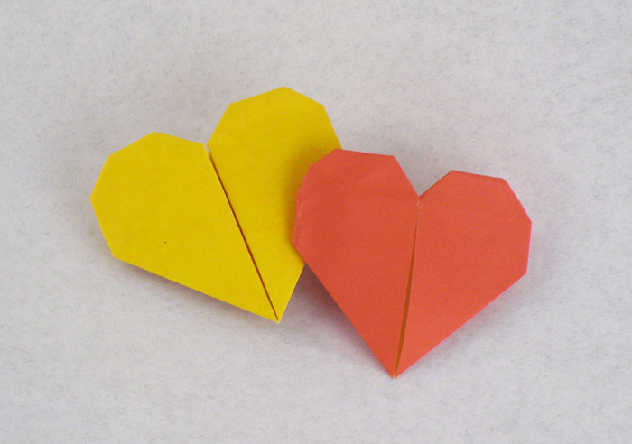 Origami Hearts - double by Francis Ow folded by Gilad Aharoni