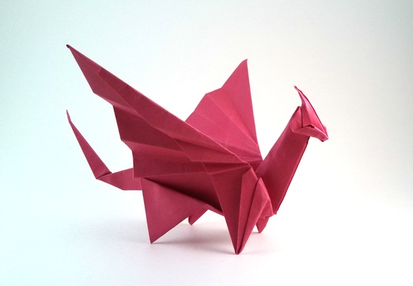 Origami Dragon by Mark Bolitho folded by Gilad Aharoni