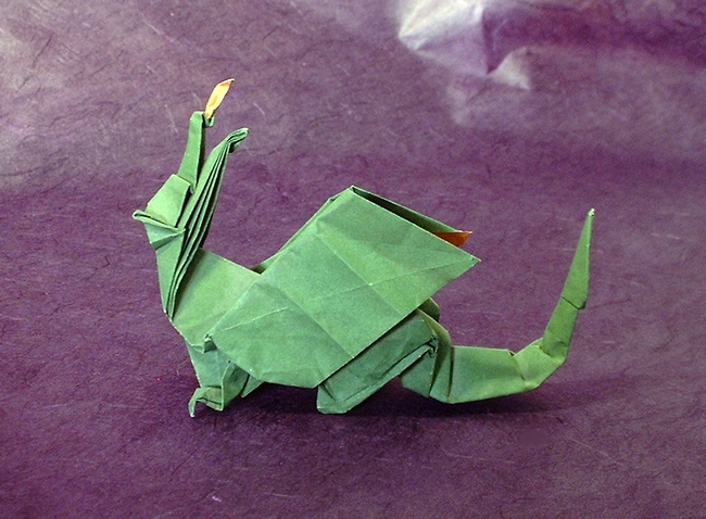 Origami Dragon by David Brill folded by Gilad Aharoni