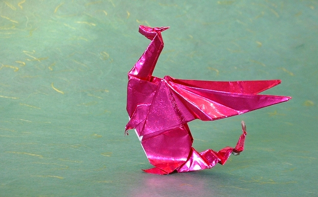 Origami Dragon by Gilad Aharoni folded by Gilad Aharoni