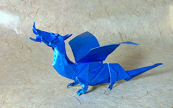 Origami Dragon by Fumiaki Kawahata folded by Gilad Aharoni