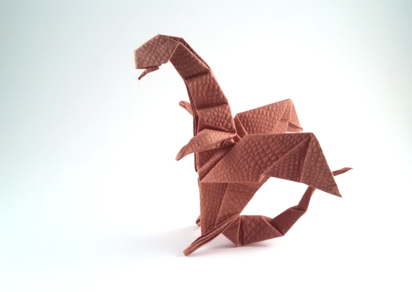 Origami Dragon by Mark W. Kennedy folded by Gilad Aharoni