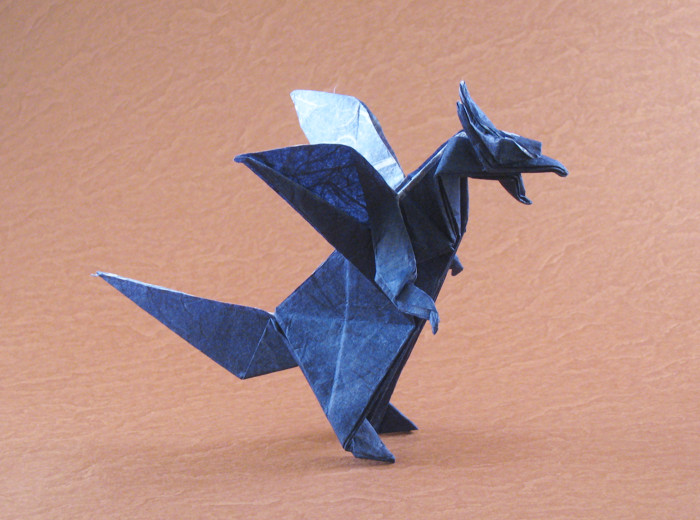 Origami Dragon by Jun Maekawa folded by Gilad Aharoni