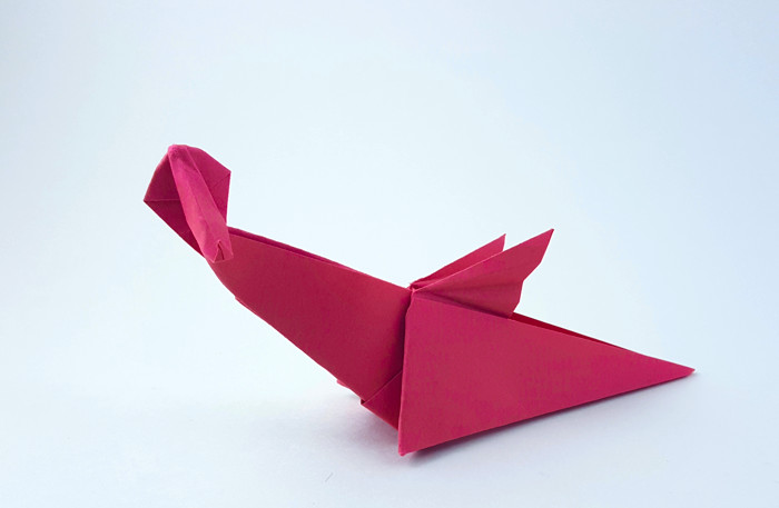 Origami Dragon by Marc Kirschenbaum folded by Gilad Aharoni