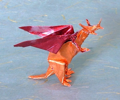Origami Dragon by Seiji Nishikawa folded by Gilad Aharoni