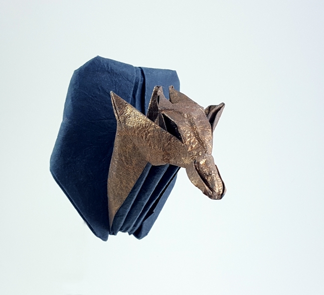 Origami Dragon slayer by Paul Frasco folded by Gilad Aharoni