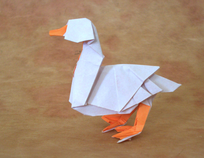 Origami Duck by Kyouhei Katsuta folded by Gilad Aharoni