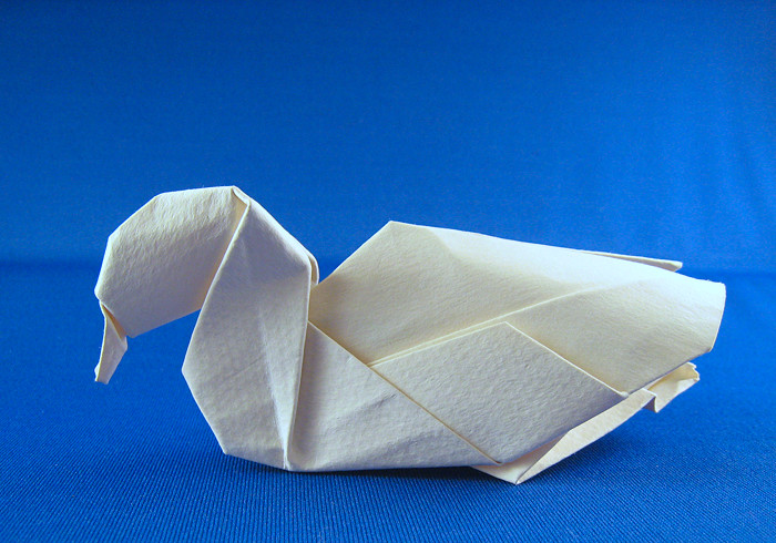 Origami Duck by Shiri Daniel folded by Gilad Aharoni