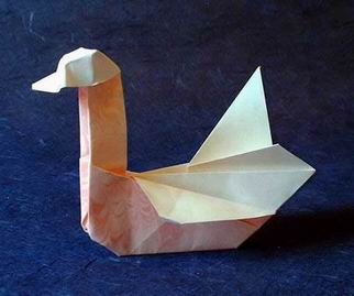 Origami Duck (little miss duck) by Nicolas Terry folded by Gilad Aharoni
