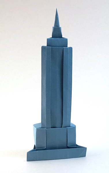 Origami The Empire State Building by Shuki Kato folded by Gilad Aharoni