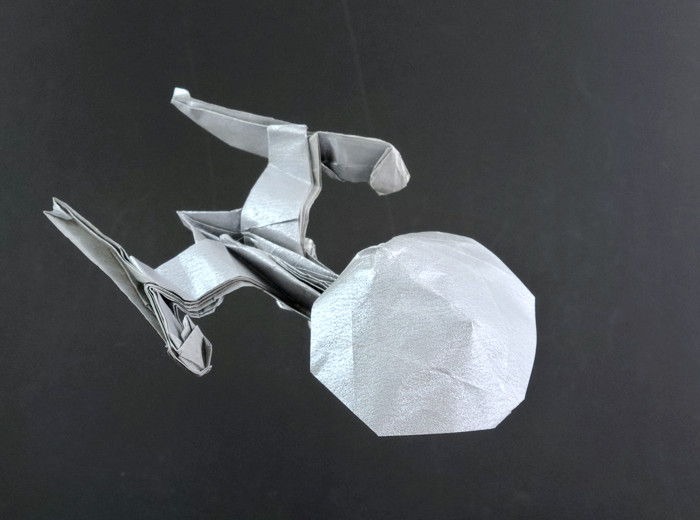 Origami Spaceship by Marc Kirschenbaum folded by Gilad Aharoni