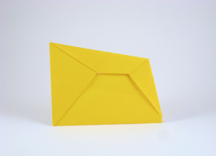 Origami New perspective envelope by Jeremy Shafer folded by Gilad Aharoni