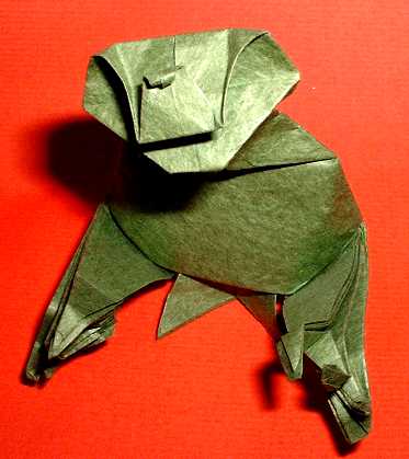 Origami Extraterrestrial - E.T by Jun Maekawa folded by Gilad Aharoni