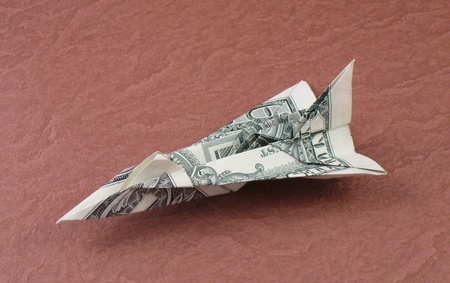 Origami F-16 Falcon by Duy Nguyen folded by Gilad Aharoni