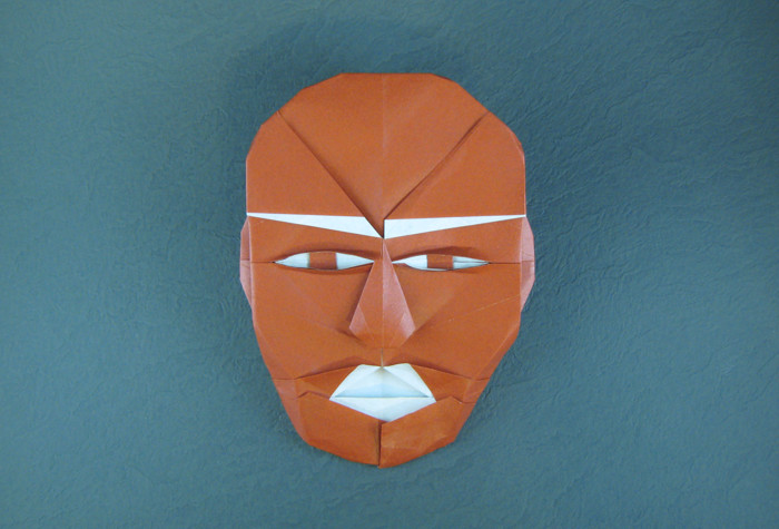 Origami Face by Fernando Gilgado Gomez folded by Gilad Aharoni