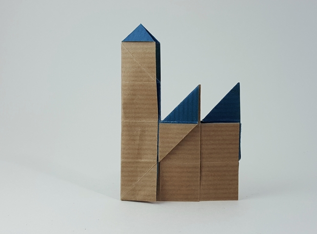 Origami Factory by Stefan Delecat folded by Gilad Aharoni