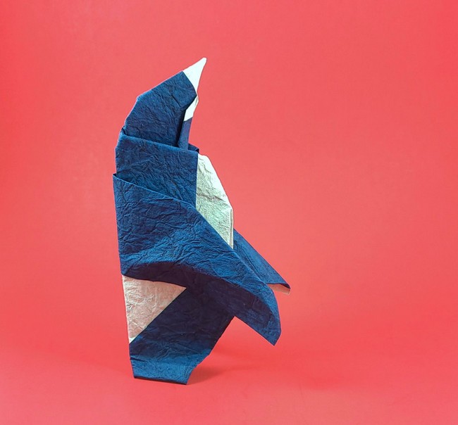 Origami Fairy penguin by Gareth Louis folded by Gilad Aharoni