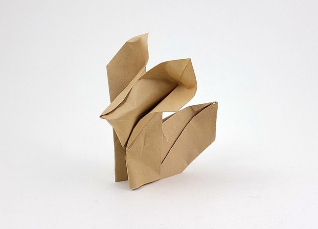 Origami Fennec fox by Valerio Cicolini folded by Gilad Aharoni