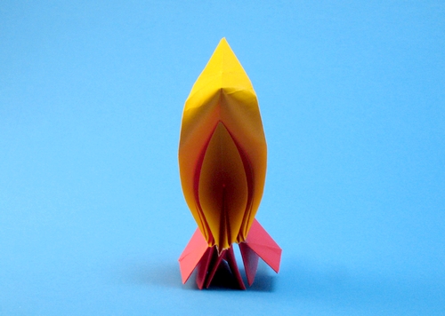 Origami Fire by Sanae Sakai folded by Gilad Aharoni