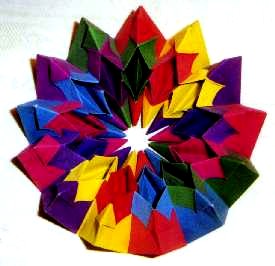 Origami Fireworks by Yami Yamauchi folded by Gilad Aharoni