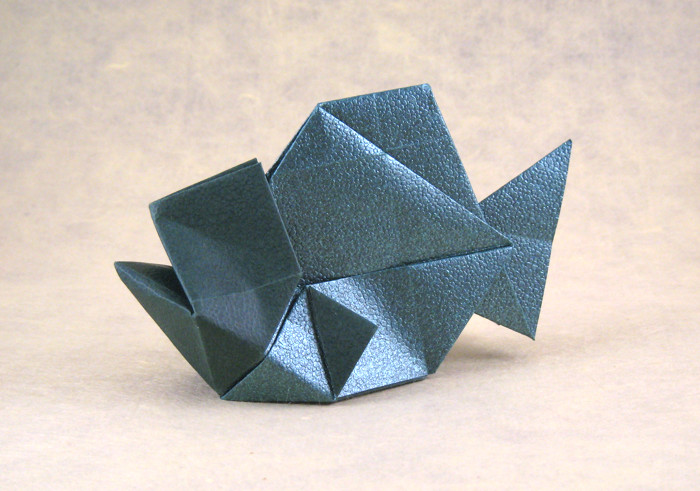 Origami Fish by Hsi-hua Liu folded by Gilad Aharoni