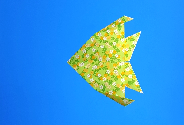 Origami Fish by Ioana Stoian folded by Gilad Aharoni
