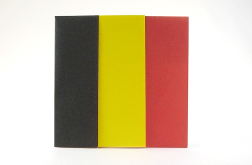 Origami Flag of Belgium by Gilad Aharoni folded by Gilad Aharoni