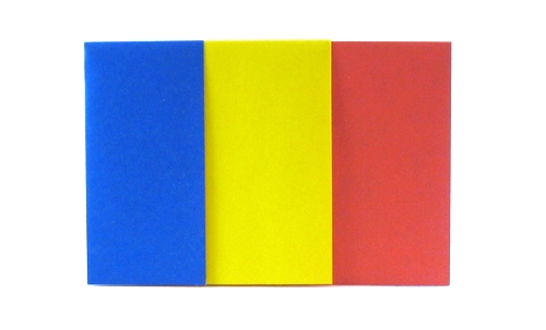 Origami Flag of Chad by Gilad Aharoni folded by Gilad Aharoni