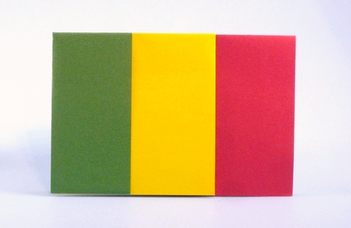 Origami Flag of Guinea by Gilad Aharoni folded by Gilad Aharoni