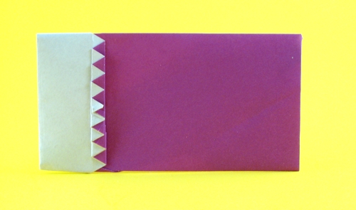Origami Flag of Qatar by Gilad Aharoni folded by Gilad Aharoni