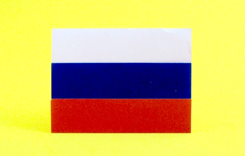 Origami Flag of Russia by Gilad Aharoni folded by Gilad Aharoni