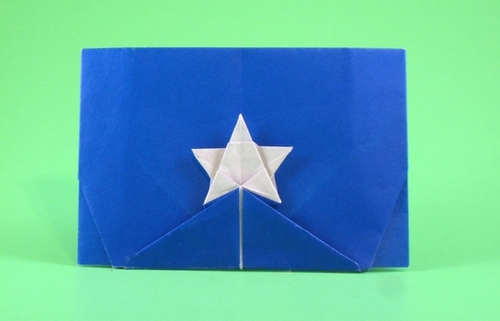Origami Flag of Somalia by Gilad Aharoni folded by Gilad Aharoni