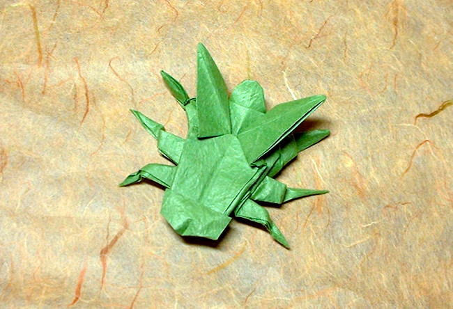 Origami Fly by John Montroll folded by Gilad Aharoni