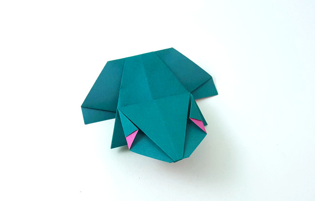 Origami Frog by Marc Kirschenbaum folded by Gilad Aharoni