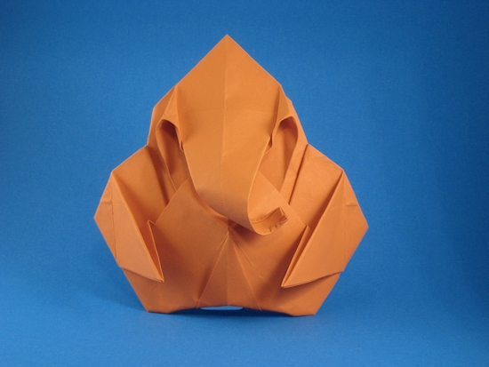 Origami Ganesha by Kamlesh Gandhi folded by Gilad Aharoni