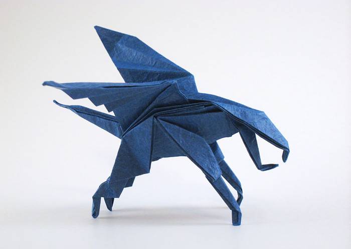 Origami Gargoyle by Jerry Harris folded by Gilad Aharoni