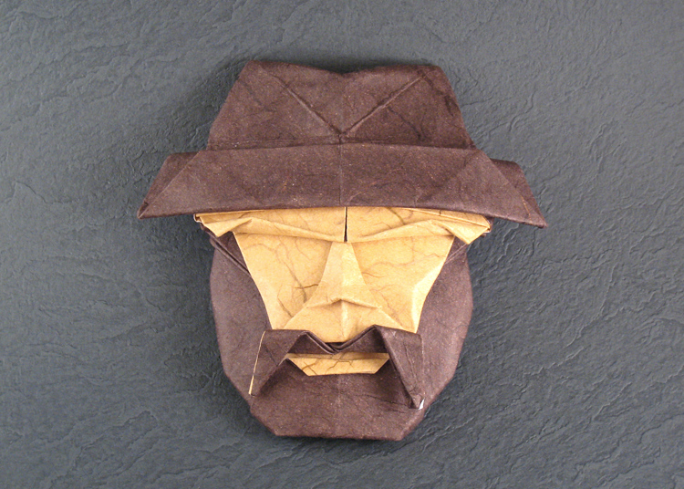 Origami Gaucho by Gabriel Alvarez Casanovas folded by Gilad Aharoni