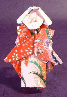 Origami Geisha by Jose Meeusen (Krooshoop) folded by Gilad Aharoni