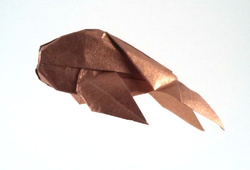Origami Goldfish by Patricia Crawford folded by Gilad Aharoni
