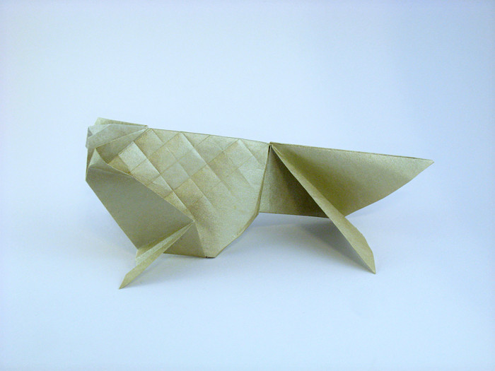 Origami Goldfish by Roman Diaz folded by Gilad Aharoni