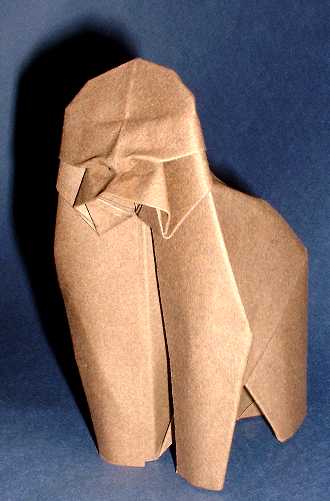 Origami Gorilla by Juan Gimeno folded by Gilad Aharoni