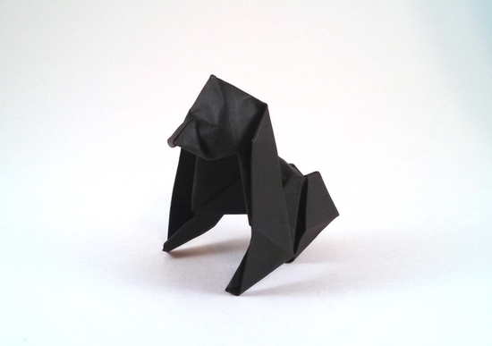 Origami Gorilla by Niwa Taiko folded by Gilad Aharoni