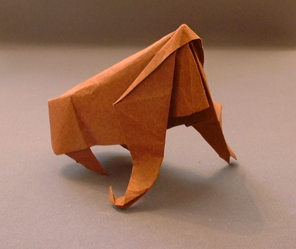 Origami Gorilla by Stephen Weiss folded by Gilad Aharoni