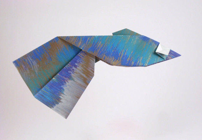 Origami Guppy by Makoto Yamaguchi folded by Gilad Aharoni