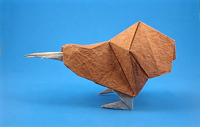Origami Kiwi by Gen Hagiwara folded by Gilad Aharoni