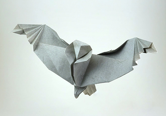 Origami Owl by Gen Hagiwara folded by Gilad Aharoni