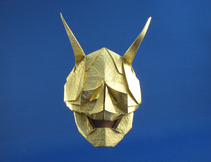 Origami Hannya by Tomoko Fuse folded by Gilad Aharoni