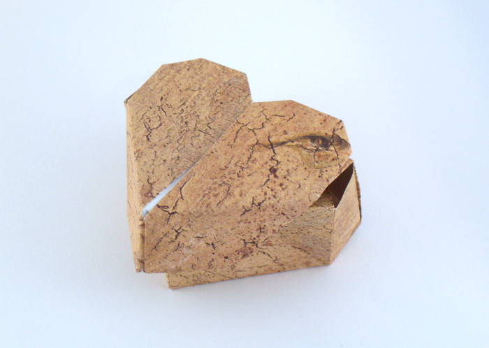 Origami Heart box by Makoto Yamaguchi folded by Gilad Aharoni