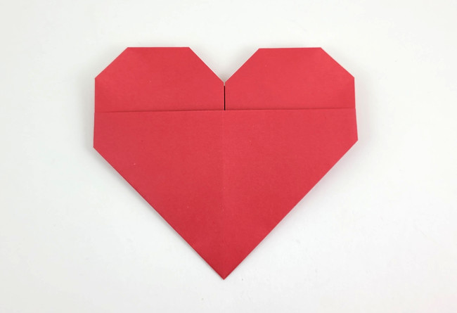 Origami Heart by Quentin Trollip folded by Gilad Aharoni
